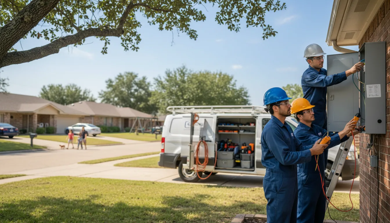 Certified electrician providing emergency electrical services in Grimesland, NC
